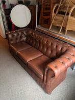 Chesterfield bank, Huis en Inrichting, Ophalen, Gebruikt, Driepersoons, Rechte bank