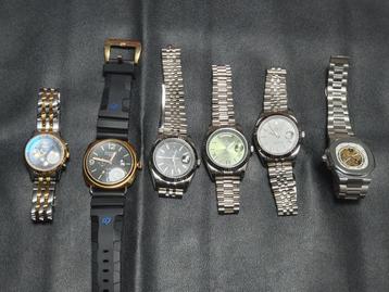 Verschillende Horloge''s nieuw,ROLEX,CARTIER,Breitling,Patek beschikbaar voor biedingen