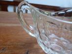 Art deco persglazen melkkannetje, luxval – ecailles (1), Antiek en Kunst, Antiek | Glas en Kristal, Ophalen of Verzenden