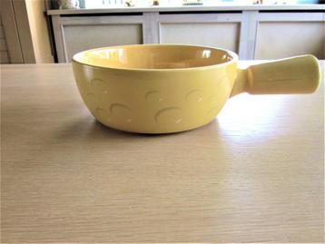 Boska gele fonduepan met handvat D19,5cm H7,5cm beschikbaar voor biedingen