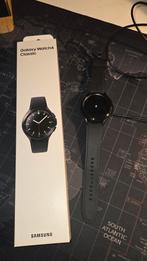 Samsung Galaxy Watch4 Classic 46mm LTE, Sieraden, Tassen en Uiterlijk, Smartwatches, Gebruikt, Zwart, GPS, Ophalen of Verzenden