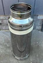 Rvs kachelpijp 200mm en verloop naar 150mm, Houtkachel, Ophalen of Verzenden, Zo goed als nieuw, Inbouw