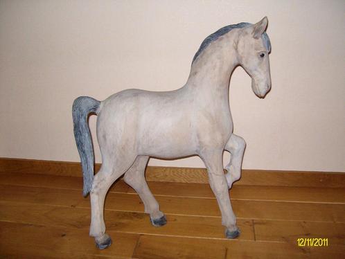 Mooi decoratief houten paard., Antiek en Kunst, Kunst | Beelden en Houtsnijwerken, Ophalen