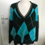 Bellerose wollen trui angora wol maat 2 ruit, Ophalen, Zo goed als nieuw, Maat 38/40 (M)