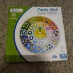 Puzzel klok kind ontdekken cijfers e.d., Ophalen, Gebruikt, 10 tot 50 stukjes, Van hout