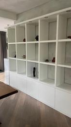 Wand/boekenkast met ledverlichting, wit, Huis en Inrichting, Ophalen, 250 tot 300 cm, Gebruikt, 200 cm of meer