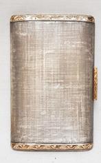 Art Deco poederdoos - goud en zilver., Antiek en Kunst, Antiek | Goud en Zilver, Ophalen of Verzenden, Goud