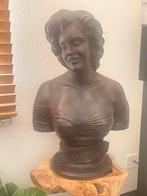 Prachtige buste Marilyn Monroe brons kleur 67 cm groot beeld, Antiek en Kunst, Kunst | Beelden en Houtsnijwerken, Ophalen