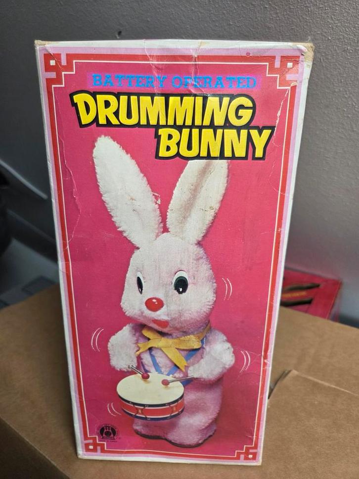 Vintage Duracell Drumming Bunny, Antiek en Kunst, Antiek | Speelgoed, Ophalen of Verzenden