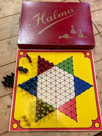 T E A B : Vintage Jaren 70 Halma  SPELLEN beschikbaar voor biedingen