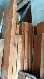 Platen hardhout en grenen 4 cm dik, Doe-het-zelf en Verbouw, Platen en Panelen, Ophalen, Gebruikt, Hout, 20 tot 50 mm