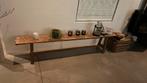 Houten bankje, Tuin en Terras, Tuinbanken, Ophalen, Gebruikt, Hout