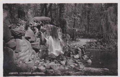 16627 Sonsbeek Waterval Arnhem mooie oude kaart 1936, Verzamelen, Ansichtkaarten | Nederland, Gelopen, Gelderland, 1920 tot 1940