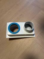 Burgerhout broekstuk geveldoorvoer Ø80-80mm, Ø80/125mm wit, Doe-het-zelf en Verbouw, Ophalen, Zo goed als nieuw, Ventilator