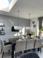 8 Taupe Eetkamerstoelen (Eric Kuster stijl), Huis en Inrichting, Ophalen