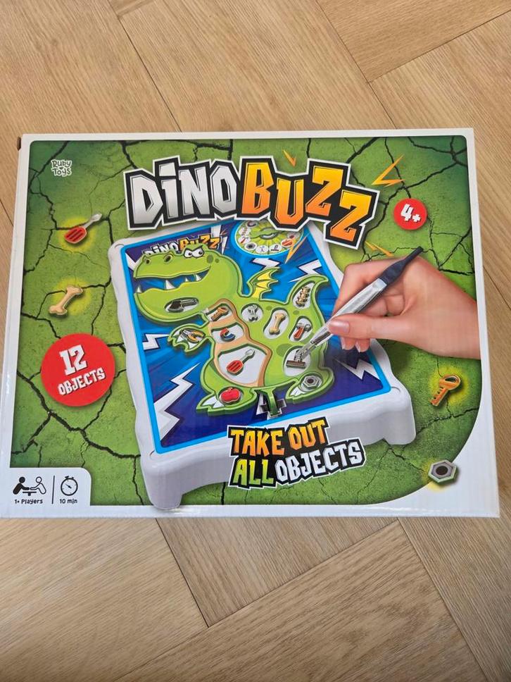 Spel dino buzz (dokter bibber), Kinderen en Baby's, Speelgoed | Overig, Zo goed als nieuw, Jongen of Meisje, Ophalen