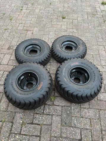 Velgset met Maxxis banden Yamaha Raptor  beschikbaar voor biedingen