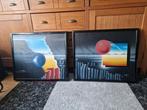 Vintage surrealistisch/abstracte olieverf schilderijen, Ophalen