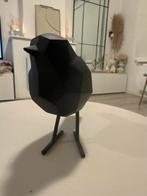 Decoratie Vogel Zwart, Ophalen of Verzenden, Zo goed als nieuw, Metaal, Dierenbeeld