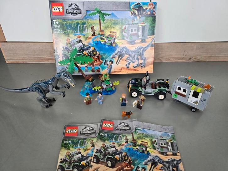 LEGO Jurassic World 75935 Baryonyx Confrontatie, Kinderen en Baby's, Speelgoed | Duplo en Lego, Zo goed als nieuw, Lego, Complete set