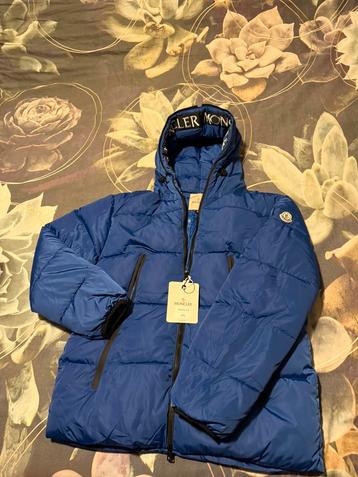 Moncler puffer blauw nieuw XXXL heren dons jas beschikbaar voor biedingen