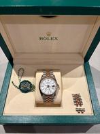 Rolex Datejust roségoud 126231 complete set, full link, Sieraden, Tassen en Uiterlijk, Horloges | Heren, Ophalen, Zo goed als nieuw