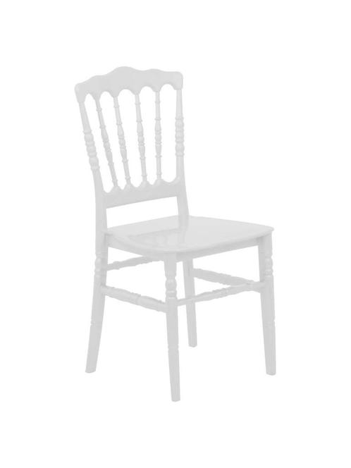 Witte stoel - Styling - Verhuur - Dinner - Decoratie, Hobby en Vrije tijd, Feestartikelen | Verhuur, Zo goed als nieuw, Verjaardag