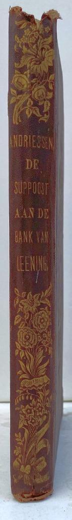 Andriessen, P.J. - De suppoost aan de bank van leening  1869, Antiek en Kunst, Ophalen of Verzenden