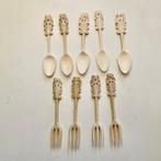 Benen lepeltjes en vorkjes, Ophalen of Verzenden, Zo goed als nieuw, Zilver