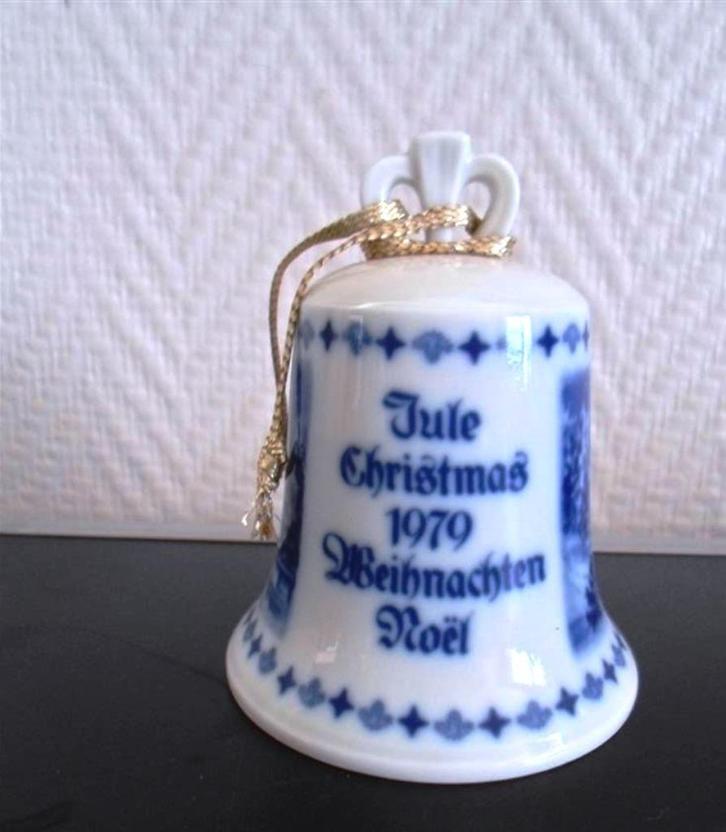 Porseleinen. Tafelbel. Jule Christmas 1979 Weihnachten Noël., Antiek en Kunst, Curiosa en Brocante, Ophalen of Verzenden