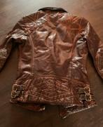 Froccella leren jasje maat 36 - zgan, Ophalen of Verzenden, Zo goed als nieuw, Maat 36 (S), Bruin