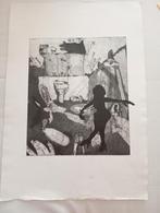 Ets aquatint circa 1991, Antiek en Kunst, Kunst | Etsen en Gravures, Verzenden