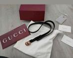Gucci marmont riem origineel, Ophalen of Verzenden, Zo goed als nieuw, Zwart, 80 tot 90 cm