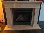 Gaskachel met marmeren schouw, Huis en Inrichting, Kachels, Ophalen, Gebruikt, Gas, Vrijstaand