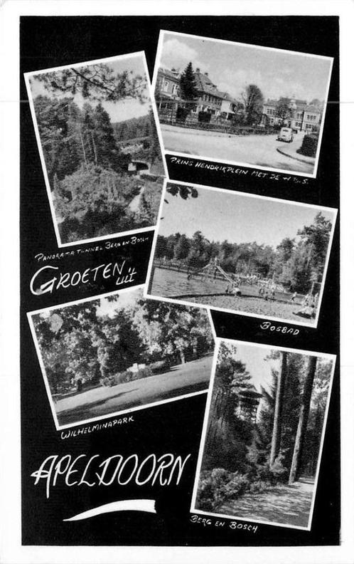 (381-075-029) Apeldoorn Groeten uit, Verzamelen, Ansichtkaarten | Nederland, Gelderland, Verzenden