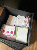 Box met flashcards, Zo goed als nieuw, Verzenden