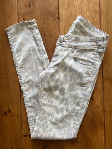 Beige-grijze panterprint broek van H&M maat 26-30 nieuw! beschikbaar voor biedingen