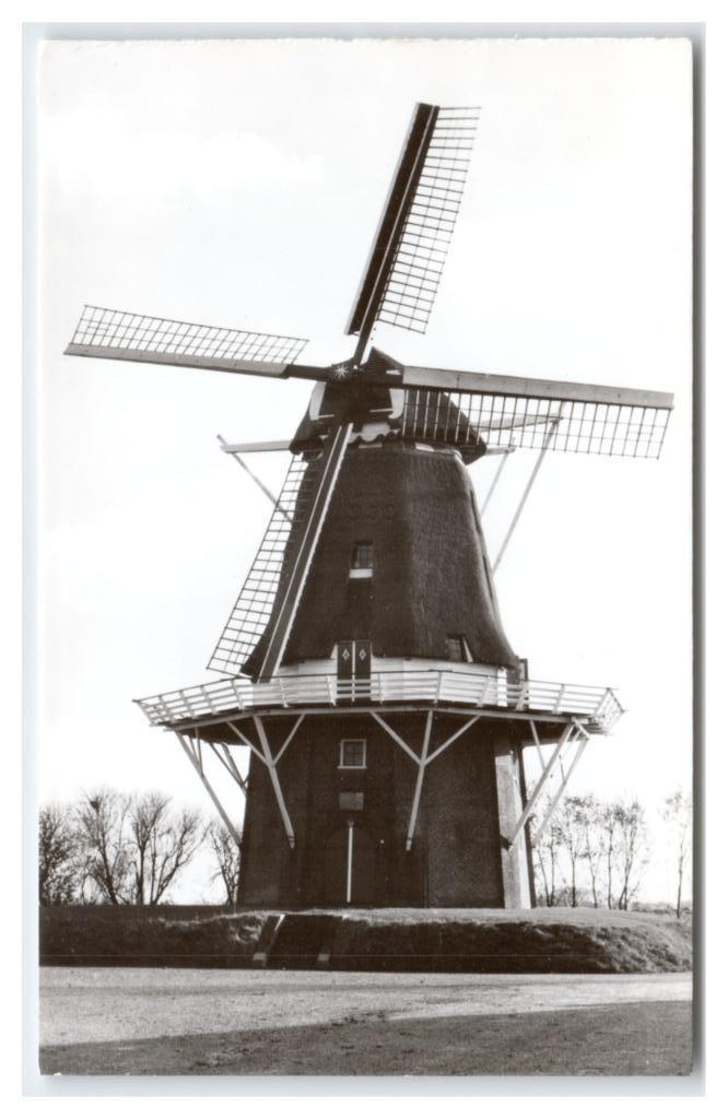 Metslawier, Korenmolen "Ropta", Verzamelen, Ansichtkaarten | Nederland, Ongelopen, Friesland, 1960 tot 1980, Verzenden