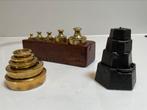 Gewicht sets, Engels, Frans en Hollands ca 1900, Antiek en Kunst, Antiek | Gereedschap en Instrumenten, Ophalen of Verzenden