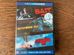 3D film, blu-ray, 3 stuks: Bait + Spiders + Amphibious, Cd's en Dvd's, Dvd's | Actie, Ophalen of Verzenden, Zo goed als nieuw