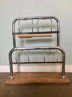 Vintage dubbele cadeaupapier inpakpapier houder, Ophalen