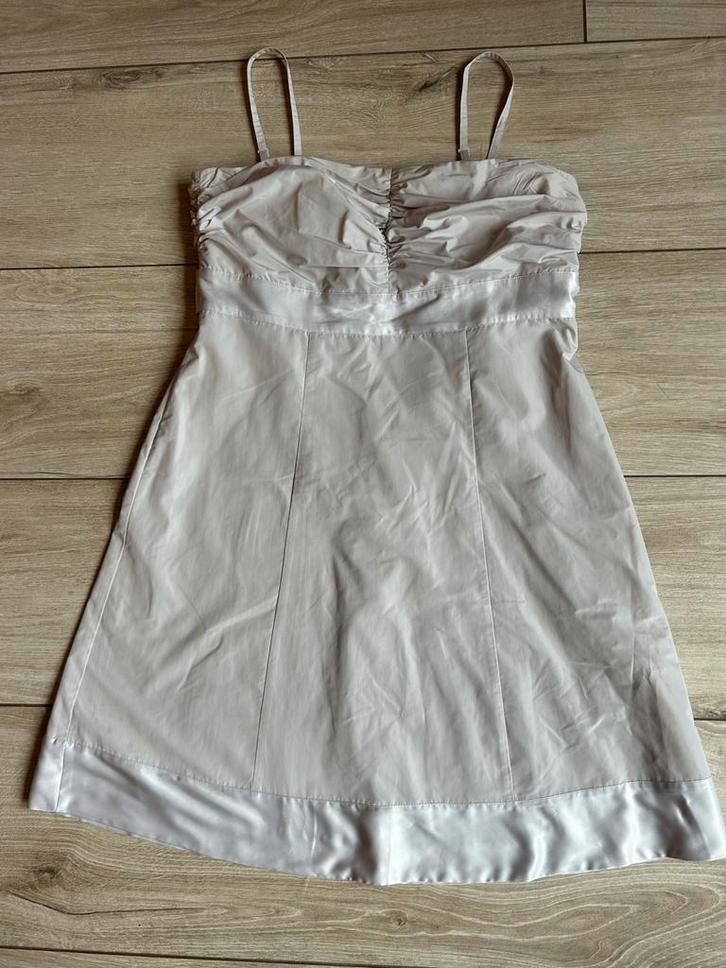 Esprit strapless jurk maat 44 - zalm/beige, Kleding | Dames, Jurken, Zo goed als nieuw, Maat 42/44 (L), Beige, Ophalen