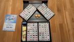 Mahjong Bordspel met blauwe steen, Gebruikt, Onbekend, Vijf spelers of meer, Ophalen of Verzenden
