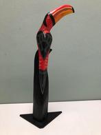 Houten toekan 68 cm hoog., Verzamelen, Dierenverzamelingen, Ophalen of Verzenden, Zo goed als nieuw, Beeldje of Figuurtje