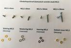 Montagemateriaal cilinderkopschroef M2,5 en diverse, Doe-het-zelf en Verbouw, IJzerwaren en Bevestigingsmiddelen, Nieuw, Bouten of Moeren