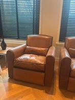 Lederen fauteuil, Huis en Inrichting, Fauteuils, Ophalen, Gebruikt, 50 tot 75 cm, Leer