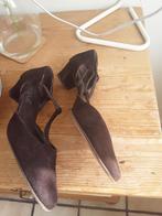 Schoenen bruin suede Kroon 39 klein hakje, Ophalen of Verzenden, Bruin