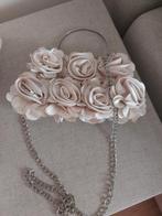 Beige Avondtasje met Bloemen, Ophalen, Zo goed als nieuw, Beige, Avondtasje