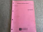 Peugeot BE3/6 Versnellingsbak Revisie Documentatie, Ophalen of Verzenden