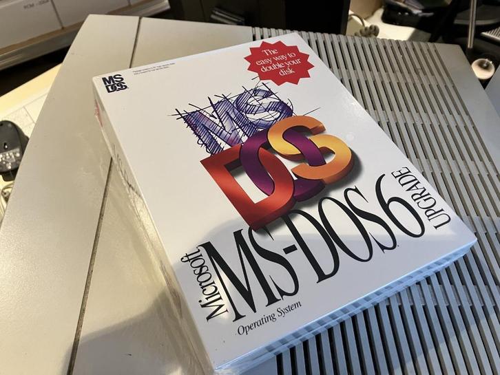 Microsoft MS-DOS 6 upgrade Engels (1993) nieuw in folie, Computers en Software, Besturingssoftware, Nieuw, Ophalen of Verzenden